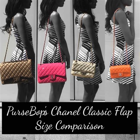 chanel classic handbag vs small classic handbag|chanel classic single flap bag.